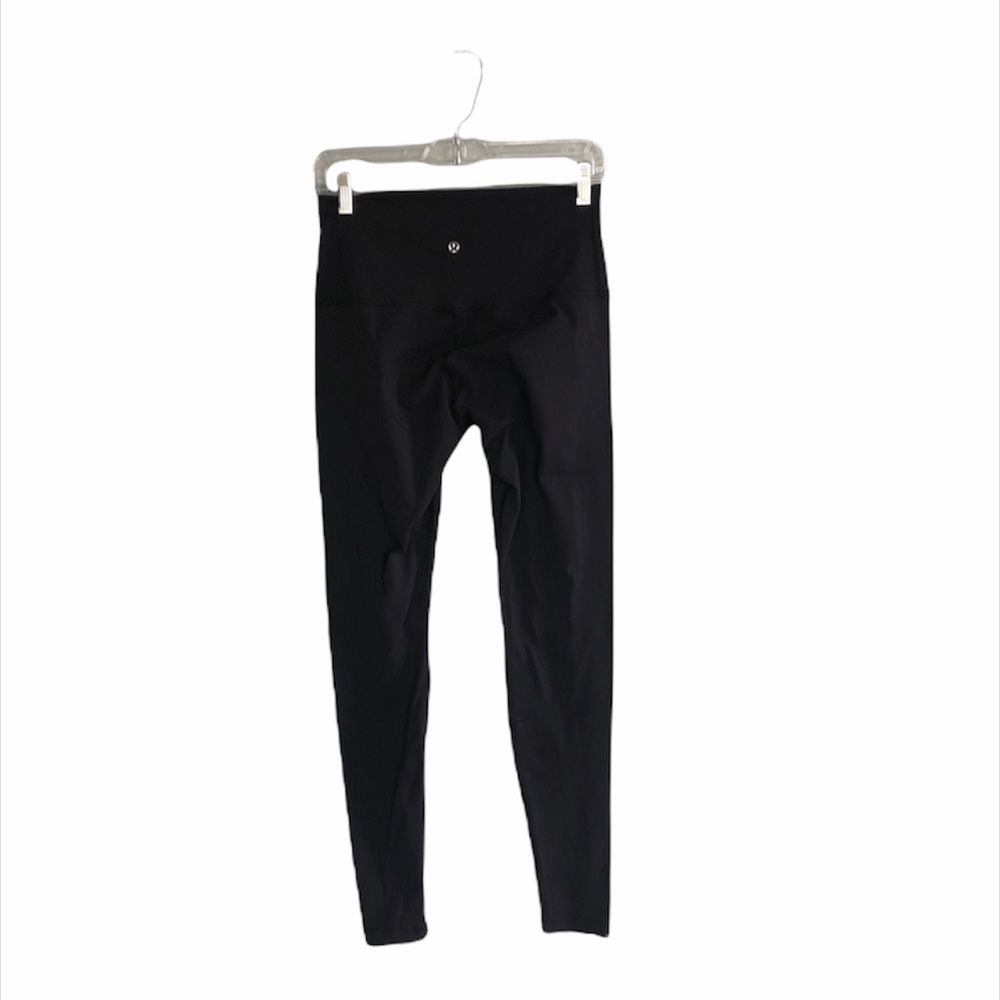 LULULEMON black leggings with extra waist (2 options) women size 8
